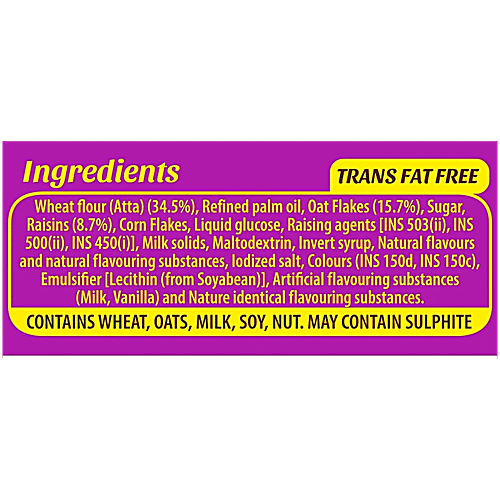 Sunfeast Farmlite Biscuit - Oats & Raisins, 3x150 g  