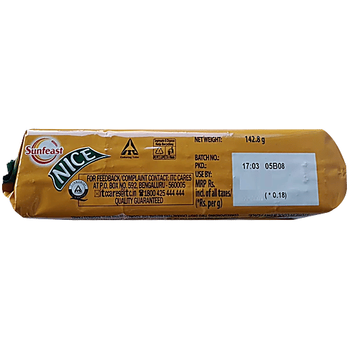 Sunfeast Nice - Sugar Sprinkled Biscuits, 3x150 g (Multipack) 