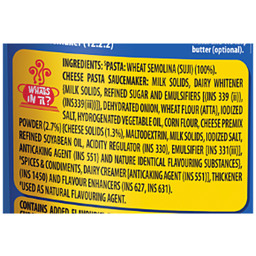 Sunfeast Pasta Treat - Cheese, 2x65 g Multipack 