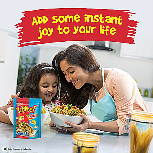 Sunfeast Yippee Tricolor Pasta - Creamy Corn, 2x65 g  