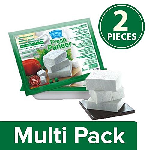 mother dairy Paneer - Fresh, 2x200 g (Multipack) 