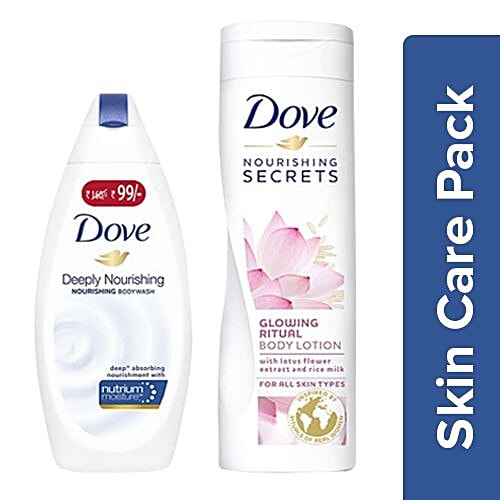 Buy Dove Deeply Nourishing Body Wash 190 Ml Body Lotion Glowing Ritual