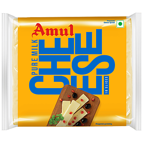 Buy Amul Cheese Slices Rich In Protein, Wholesome, No Added Sugar