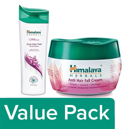 Buy Himalaya Shampoo - Anti Hair Fall 400 Ml + Hair Cream - Anti Hair Fall  100 Ml Combo (2 Items) Online at Best Price. of Rs 310 - bigbasket