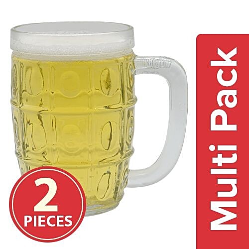 Buy Glass Ideas Beer Mug 2x350 ml (Multipack) Online at Best Price