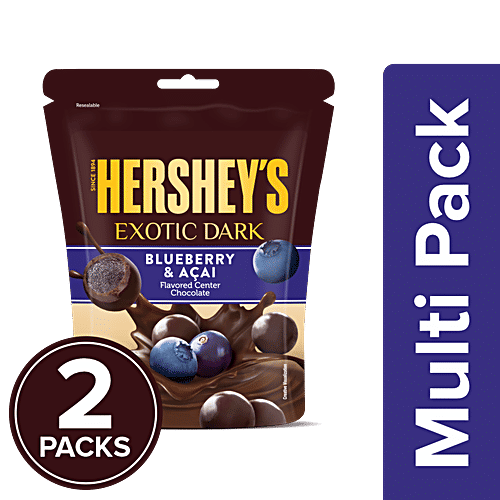 Brookside Flavored Center Chocolate - Blueberry & Acai, 2x100 g Multipack 