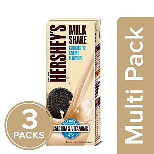 Hersheys  Milk Shake - Cookies & Creme, 3x180 ml Multipack 