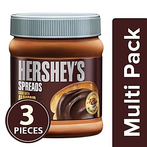 Buy Hersheys Spread Cocoa With Almond 3x135 gm (Multipack) Online at