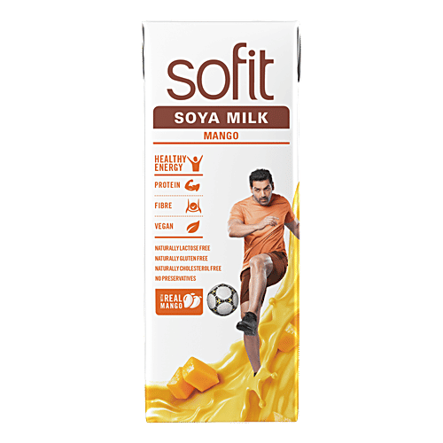 Sofit  Soya Milk - Mango, 3x200 ml Multipack 