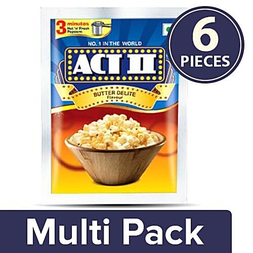 Buy ACT II Instant Popcorn Butter Delite Online at Best Price of Rs