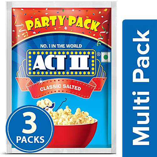 Buy ACT II Popcorn Classic Salted (Ipc Party Pack) Online at Best
