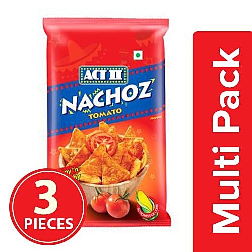 ACT II Nachoz - Tomato, 3x150 g Multipack 