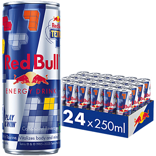 Red Bull Tetris Edition Energy Drink, 6x250 ml (Multipack)
