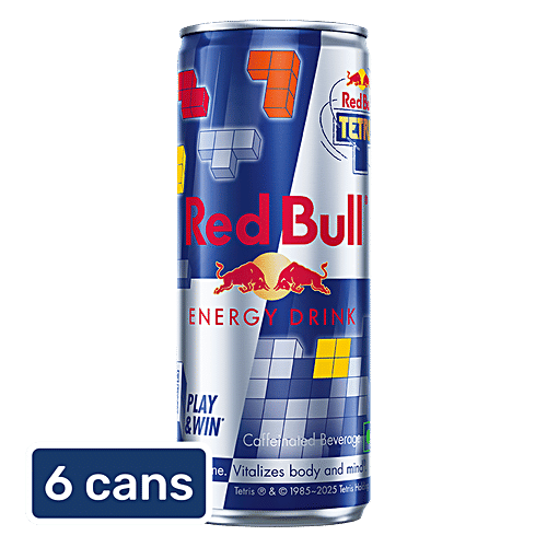 Red Bull Tetris Edition Energy Drink, 6x250 ml (Multipack)