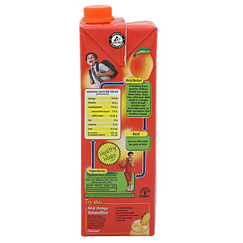 Real Fruit Power - Mango (Aam), 2x1 L Multipack 