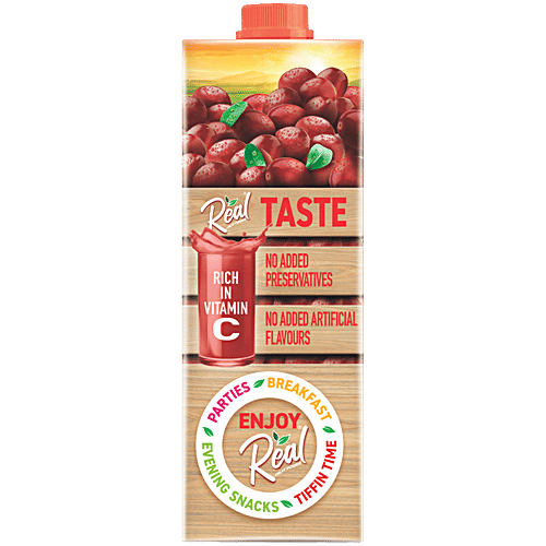 Real Juice - Fruit Power, Cranberry, 2x1 L Multipack 