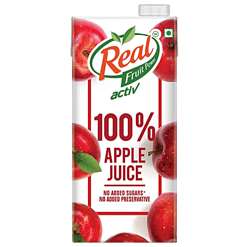 Real Activ Apple - with No Added Sugar, 2x1 L Multipack 