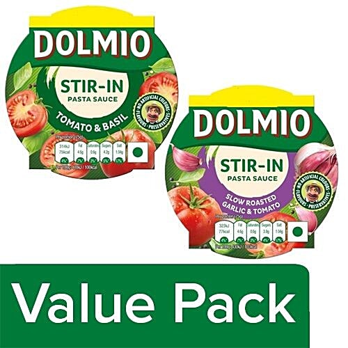 Buy Dolmio Pasta Sauce Slow Roasted Garlic & Tomato StirIn 150G