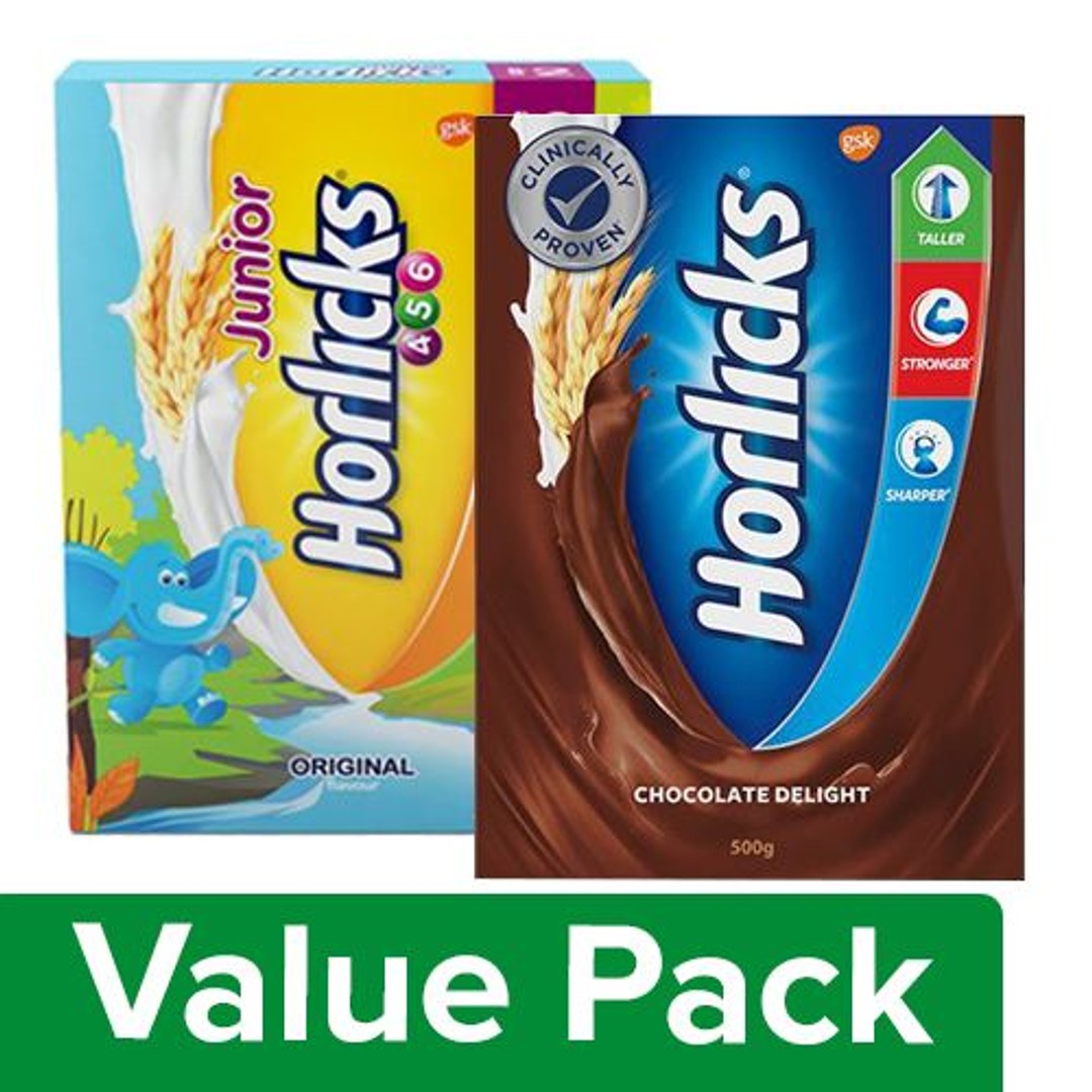 Buy Horlicks Junior Original flavor, Stage 2 (46 years) 500 gm