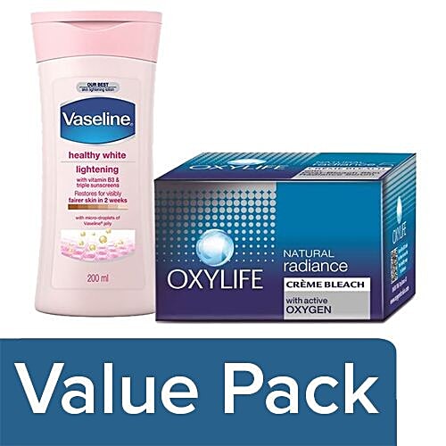 oxylife natural radiance 5 creme bleach price