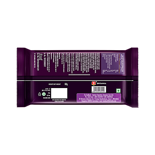 Britannia Pure Magic Biscuit - Milk Chocolate, Deuce, 3x60 g Multipack 