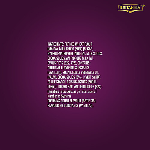 Britannia Pure Magic Biscuit - Milk Chocolate, Deuce, 6x60 g Multipack 