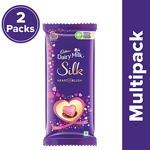 Buy Cadbury Dairy Milk Silk Chocolate Bar 2x150 gm (Multipack) Online