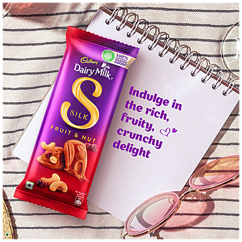 Buy Cadbury Dairy Milk Silk Fruit & Nut Chocolate Bar 2x137 gm