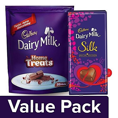 Buy Cadbury Dairy Milk Home Treats 140Gm Silk Special Edition