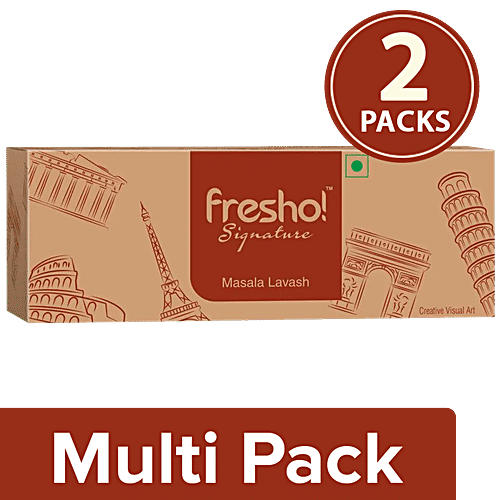 Fresho Signature Lavash - Masala, 2X100gm MultiPack 