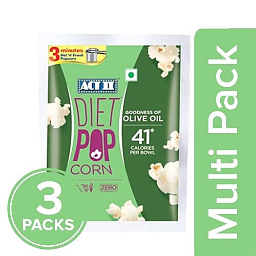 Buy ACT II Diet Popcorn Instant, With Goodness Of Olive Oil 3x70 gm