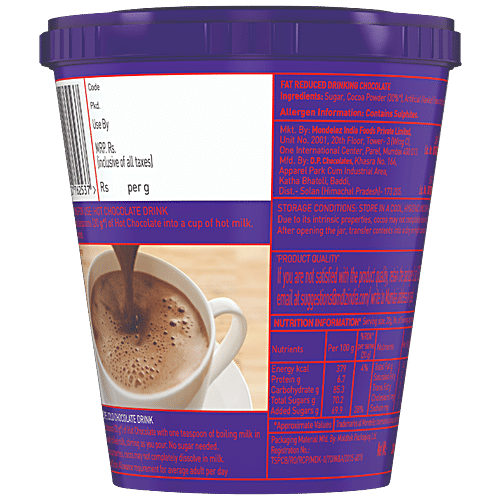 Buy Cadbury Hot Chocolate Drink Powder Mix 2x200 gm (Multipack) Online
