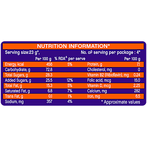 Bournvita Biscuits, 3x111.6 g (Multipack) Provides About 10% Of Daily Calcium & Iron Requirements