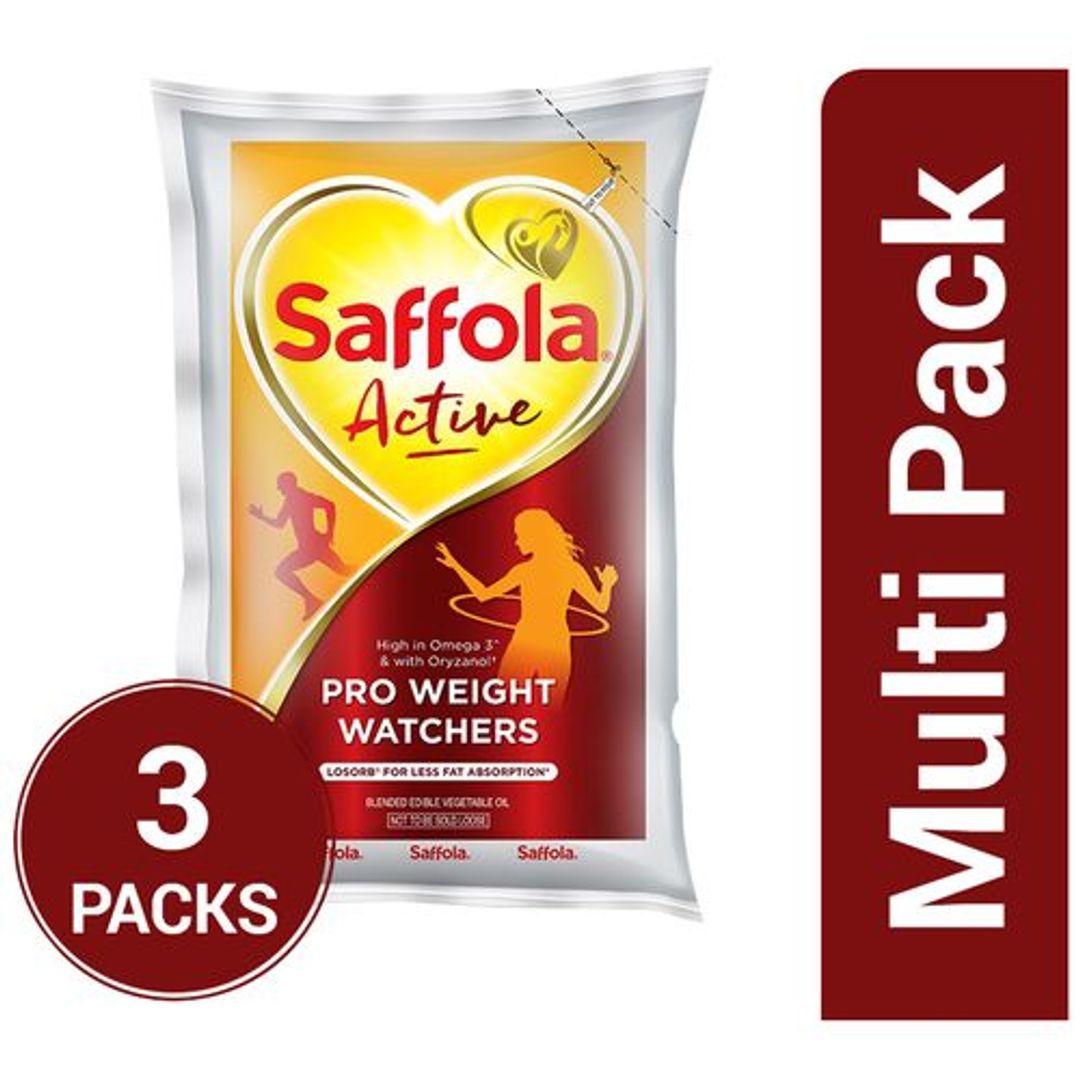 Saffola Active - Pro Weight Watchers, 3x1 L Multipack