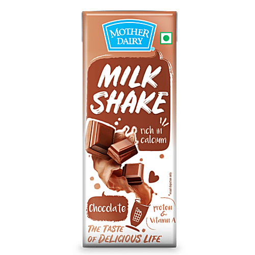 mother dairy Milk Shake - Chocolate Carton, 4x200 ml Multipack 