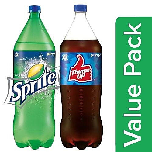 Buy bb Combo Sprite Soft Drink 2 L + Thums Up Soft Drink 2 L Combo (2