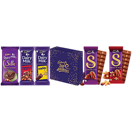 Cadbury Celebrations Gift Box - Joy Deliveries, Assorted Chocolates, Combo 6 Items 