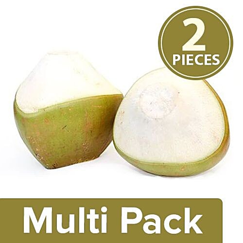 Fresho Tender Coconut - Medium, 2x1 pc Multipack 