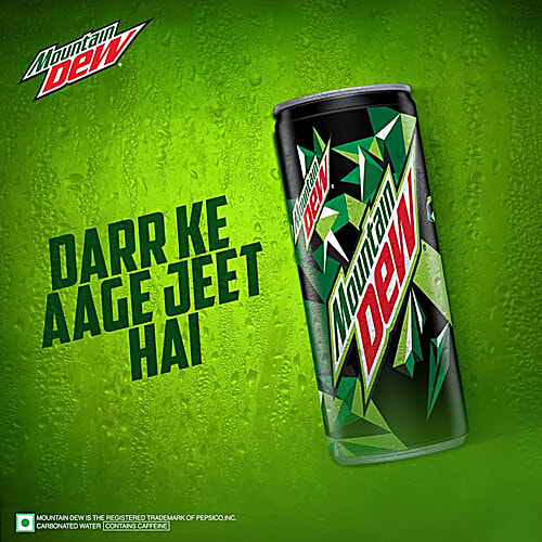 Mountain Dew Soft Drink, 6x250 ml Multipack 