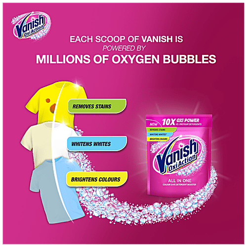 bb Combo Harpic Disinfectant Toilet Cleaner, Rose 1 L + Vanish Stain Removal Powder 400 g, Combo (Pack of 2) 