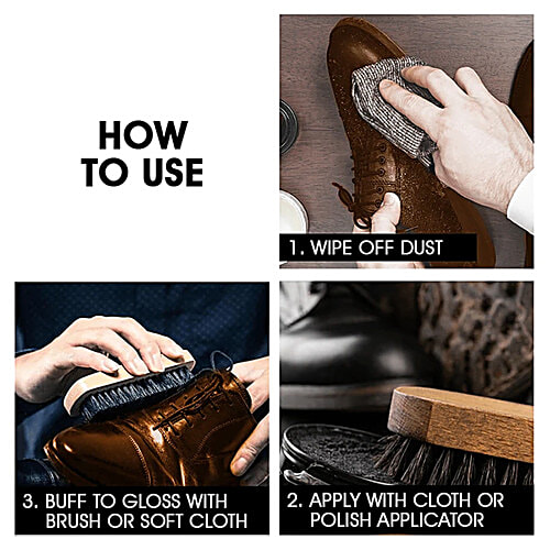 Cherry Blossom Shoe Polish - Dark Tan, 2x40 g Multipack 