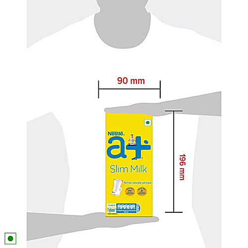 Nestle A+ Slim Milk - Low Fat Carton, 5x1 L Multipack 