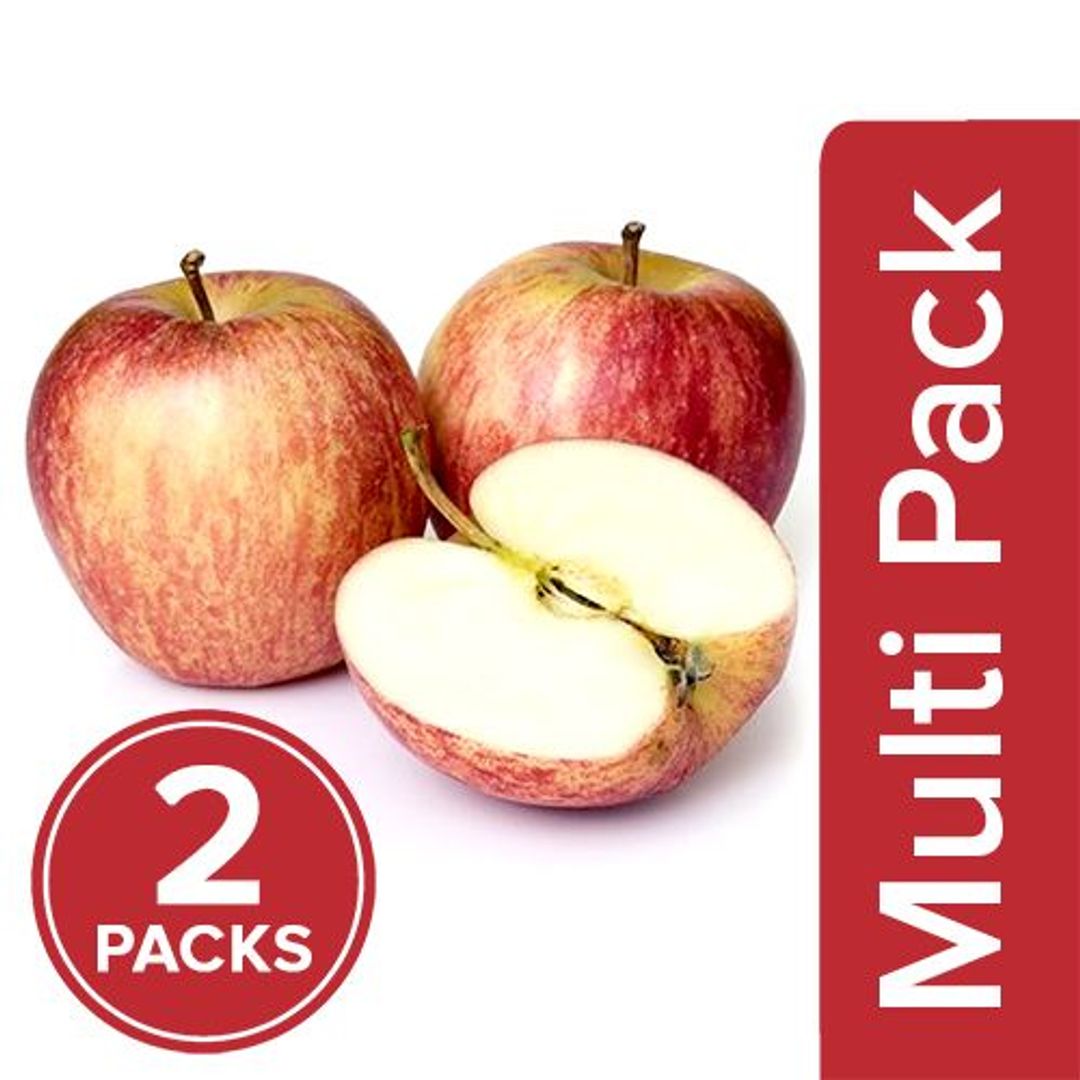 Fresho Apple - Royal Gala, Regular, 2x4 pcs Multipack