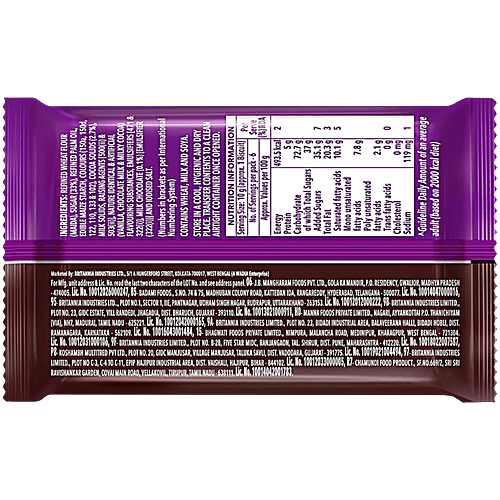 Buy Britannia Bourbon Cream Biscuit Chocolate Flavor Online at Best