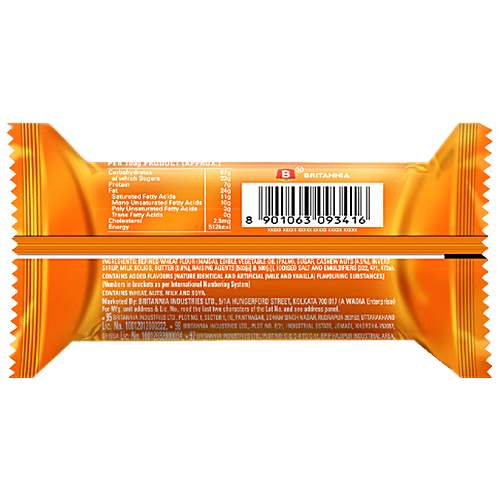 Britannia Good Day Cashew Cookies, 6x60 g Multipack