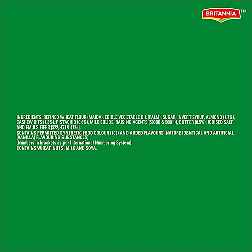 Britannia Good Day - Nuts Cookie, 6x53 g Multipack 