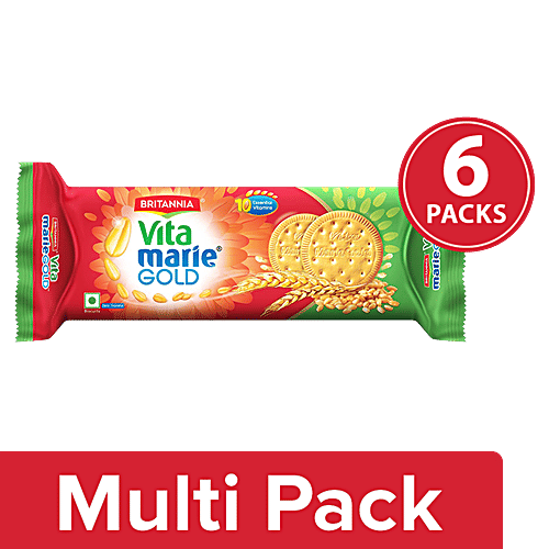 Britannia Biscuits - Vita Marie Gold, 6x150 g Multipack 
