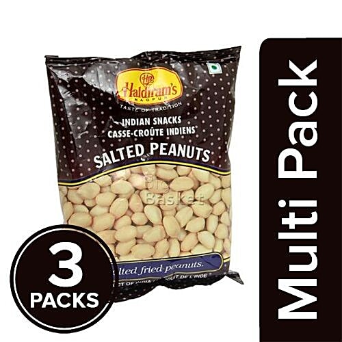 Haldirams  Peanut - Salted, 3x150 g Multipack 
