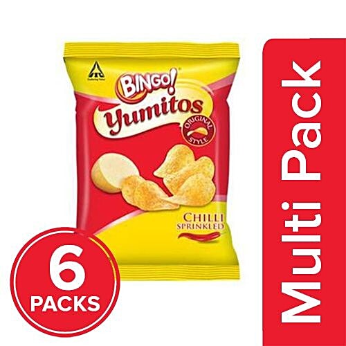 Buy Bingo Yumitos Potato Chips Original Style, Chilli Online at Best