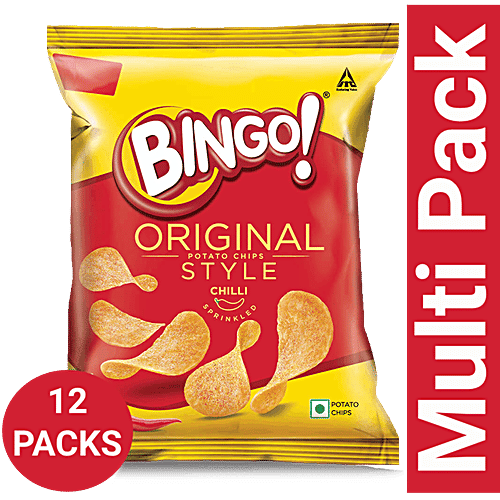 Buy Bingo! Yumitos Potato Chips Original Style, Chilli Sprinkled
